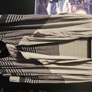 Very Loved Gray And Black Maternity Cardidan